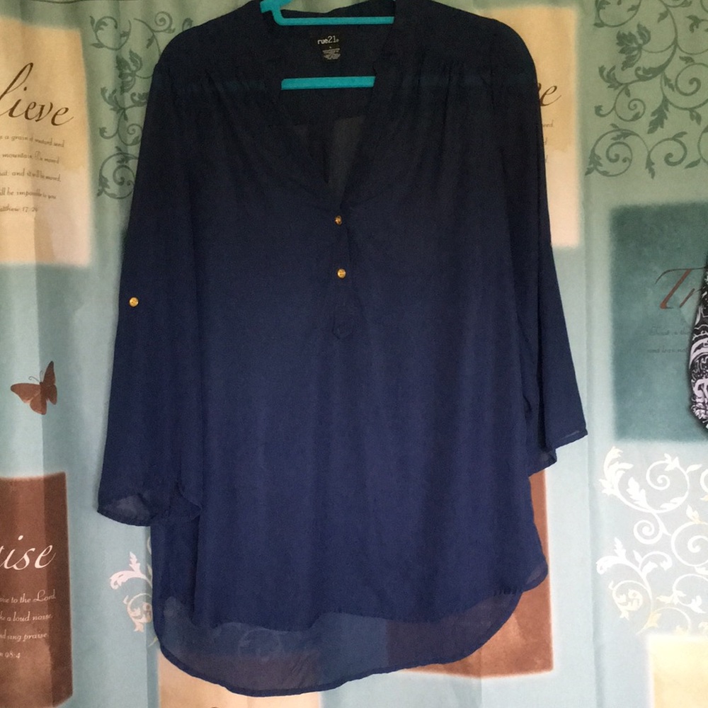 Navy blue shirt